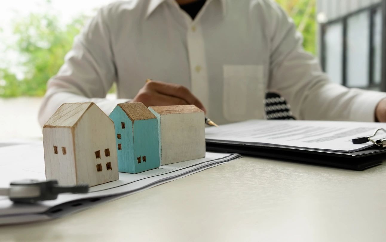 Model House Placed in Front